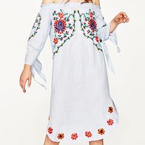 Floral Off Shoulder Dress